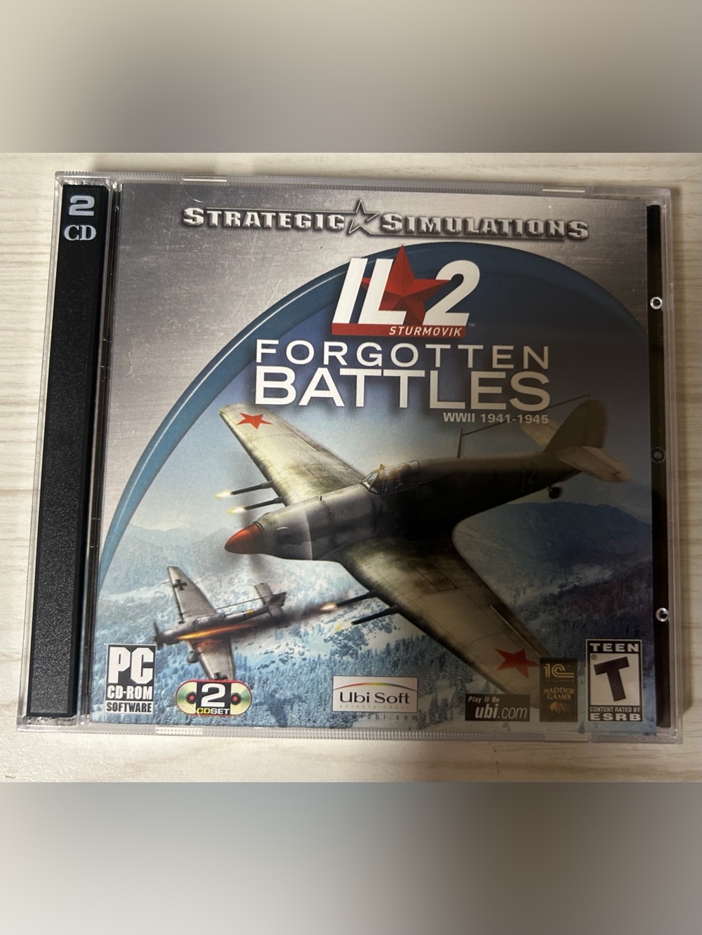 IL-2 Sturmovik Forgotten Battles PC Game - Silver/Blue Cover